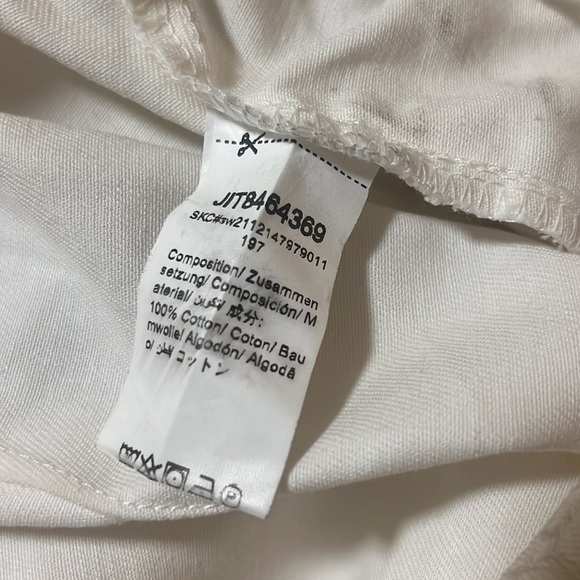 Wide Leg High Rise Painted Design Jeans - Picture 10 of 11